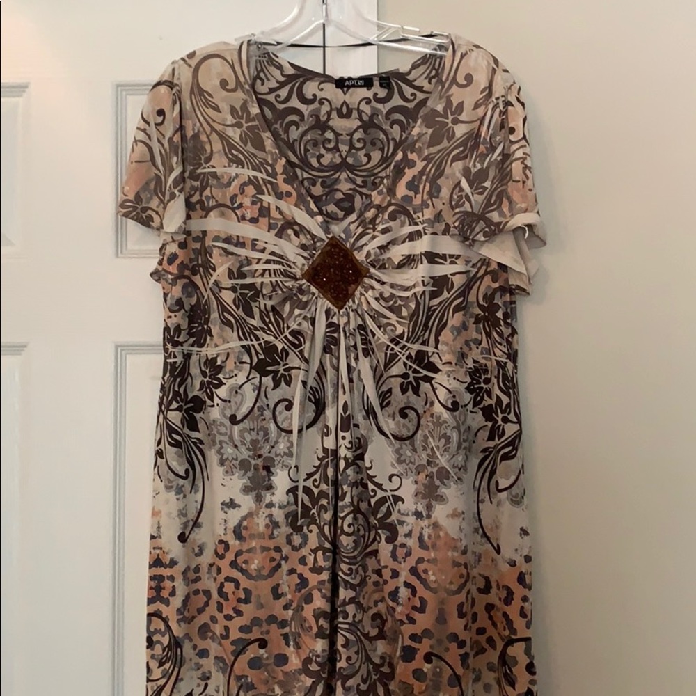 Fun plus size summer blouse